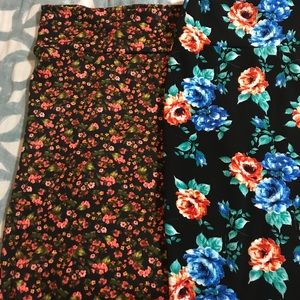 2 LuLaRoe Cassie skirts